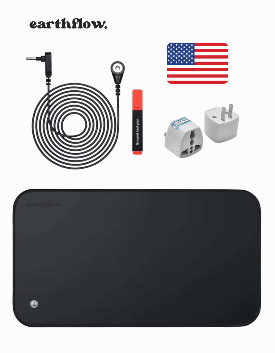 Earthflow Grounding Mat for Improved Sleep, Enhanced Circulation, and Pain Relief π